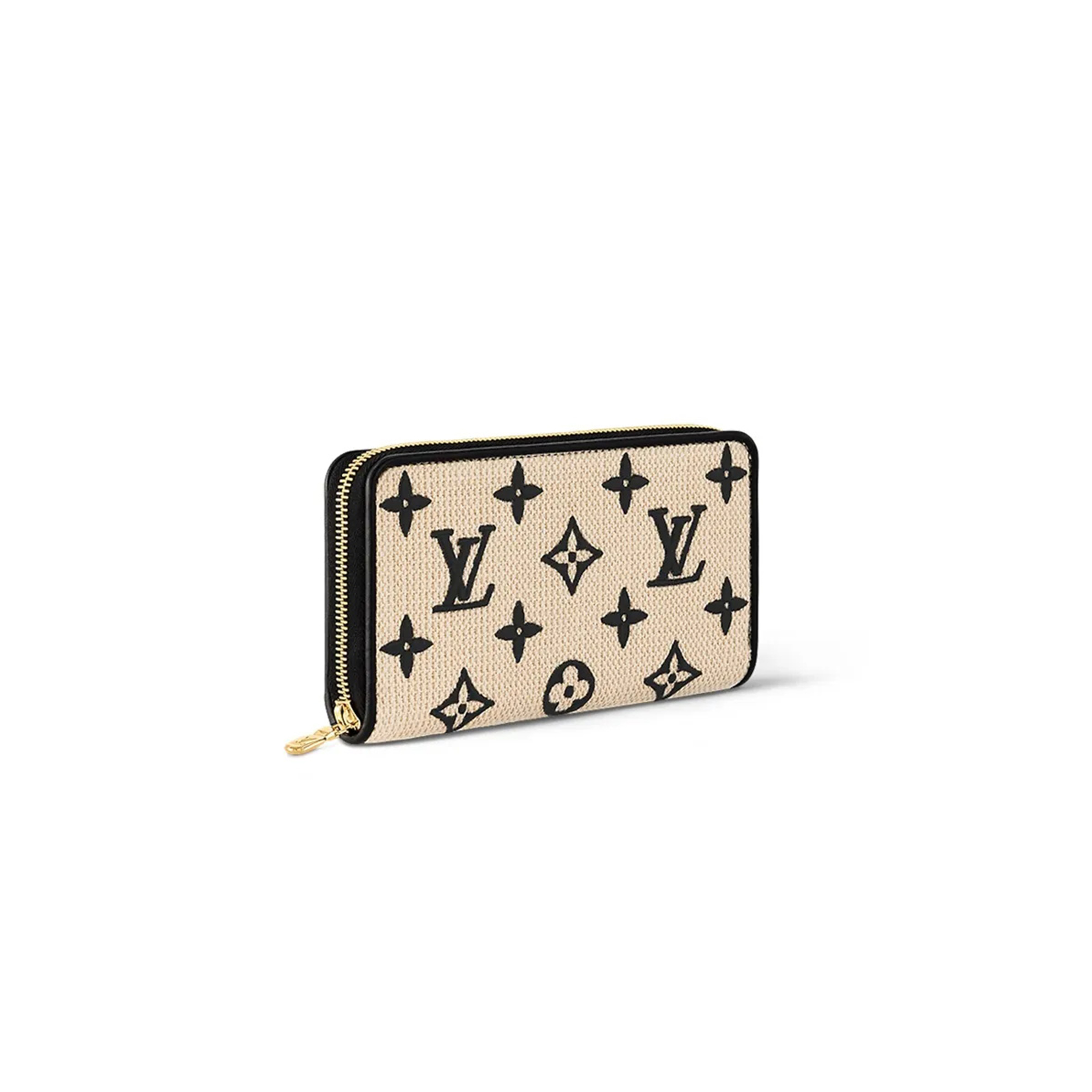 LOUIS VUITTON MASTER ZIPPY WALLET MONOGRAM BY THE POOL IVORY BLACK M82529 (19.5*10.5*2.5cm)